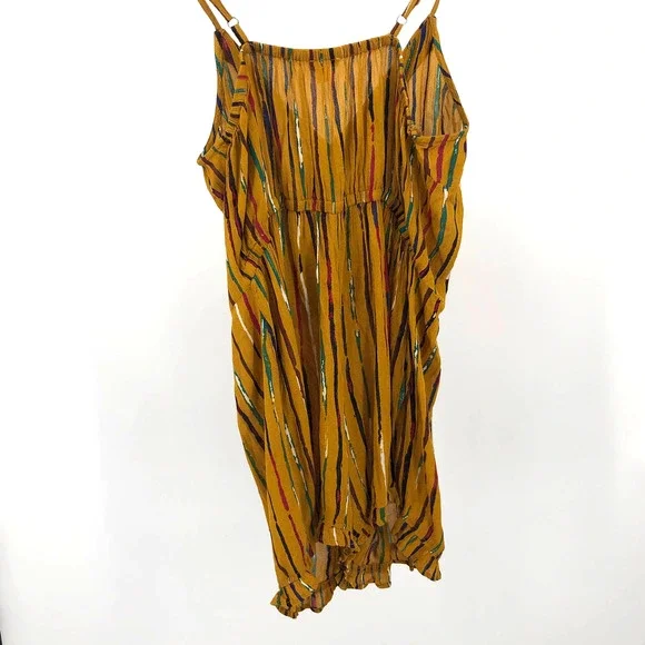 Moral Fiber Boho Romper Striped Women's Size Large-Runs small.More like a M-L - Picture 2 of 6